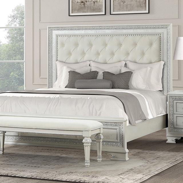 Stella Mia Bed White & White image