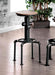 Foskey Antique Black Bar Stool (2/CTN) image