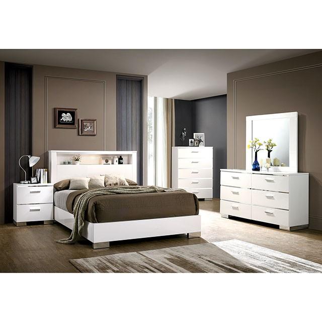 Carlie Queen Bedroom Set White