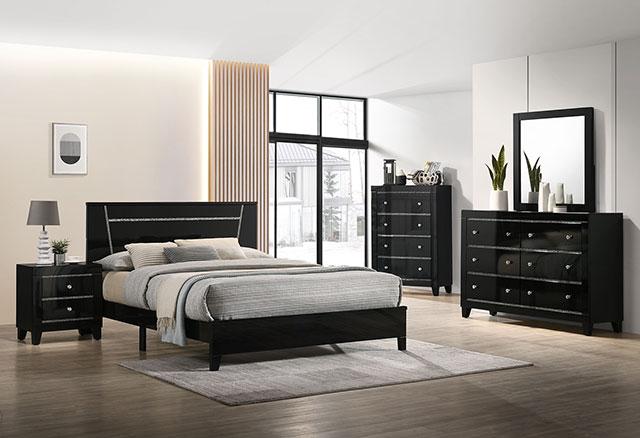 Magdeburg Bed Black