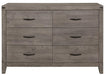 Homelegance Woodrow 6 Drawer Dresser in Gray 2042-5 image