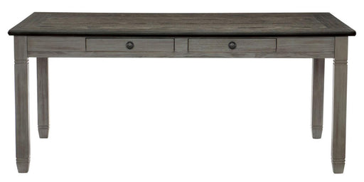 Homelegance Granby Dining Table in Coffee and Antique Gray 5627GY-72 image