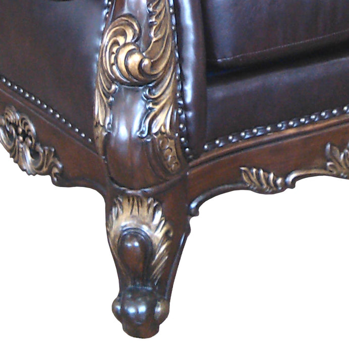 Britney Traditional Style Chair in Cherry finish Wood