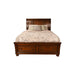 Galaxy Home Baltimore King Bed in Dark Walnut image
