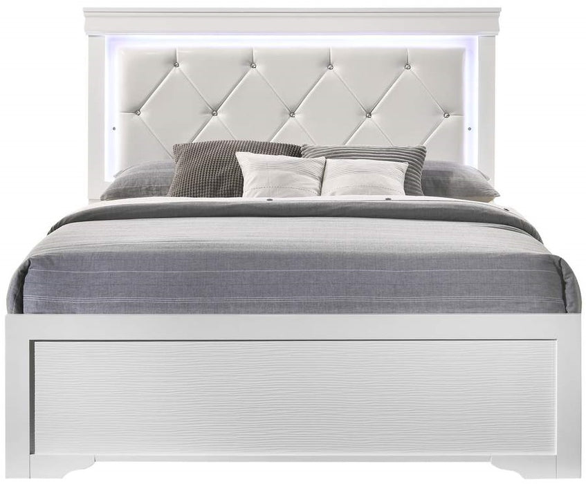 Galaxy Home Brooklyn Twin Bed in White image