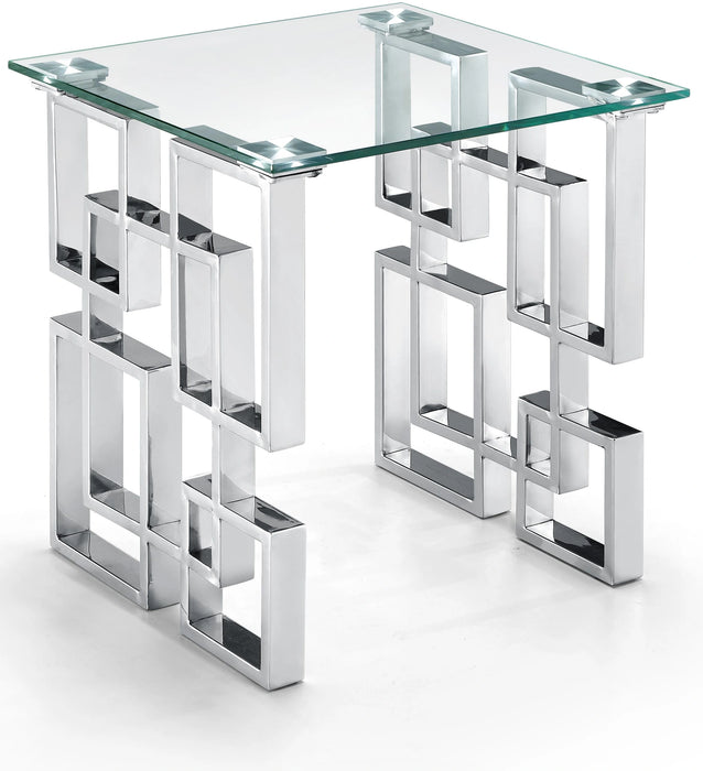 Alexis Chrome End Table