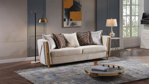 Galaxy Home Chanelle Sofa in Cream image
