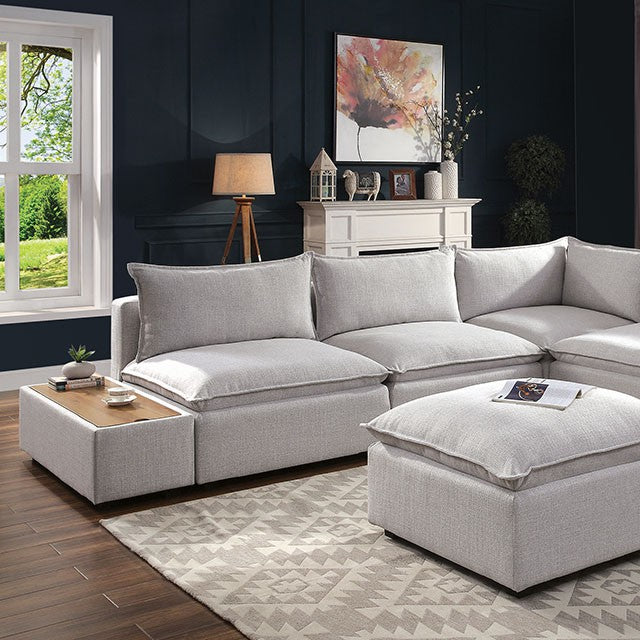 Arlene Sectional White