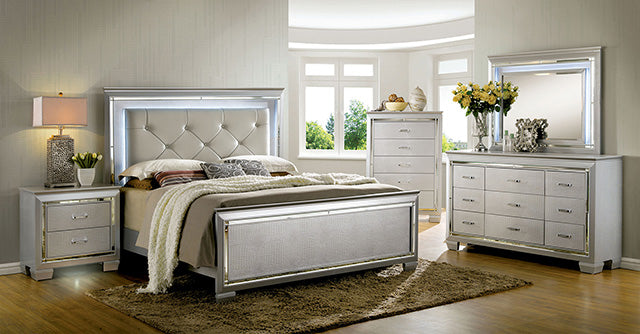 Bellagrand Bed Oak, Silver & Black