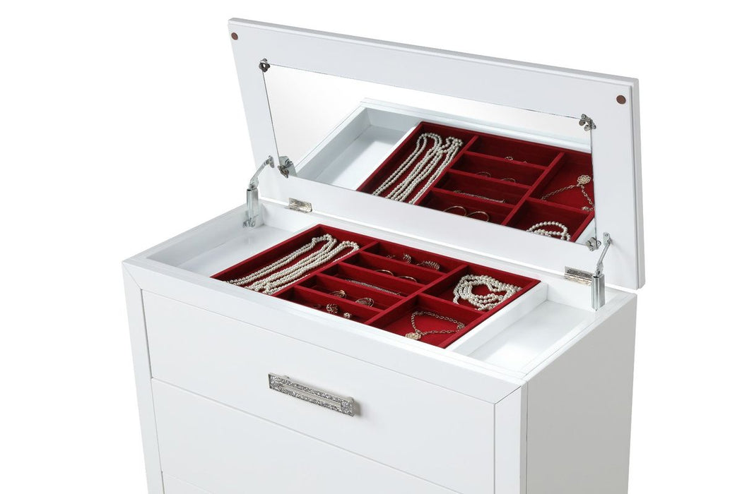 Galaxy Home Coco Chest in Milky White