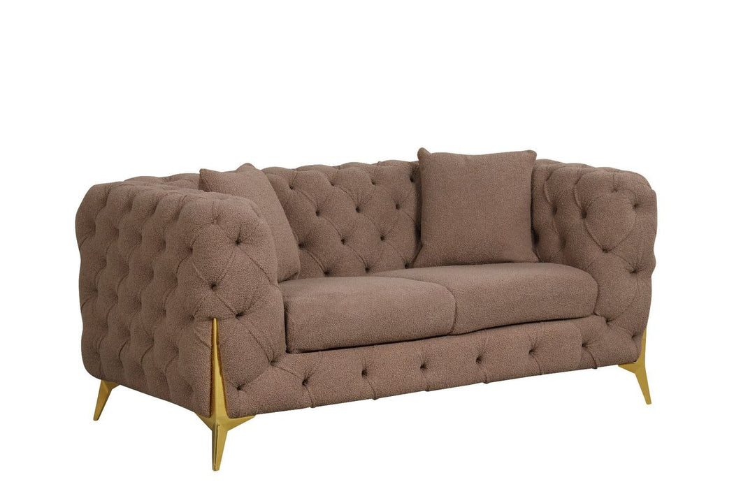 Galaxy Home Contempo Loveseat in Mocha