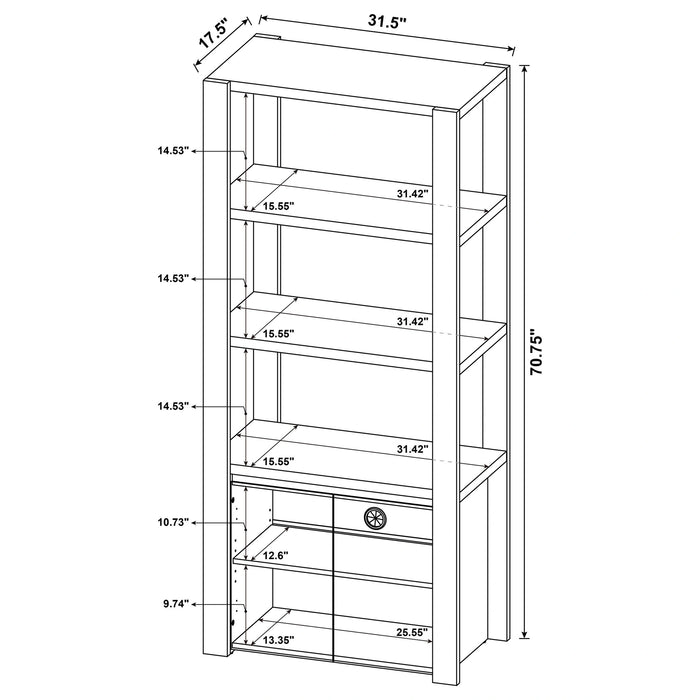 Laurelton Entertainment Center (TV Stand and 2 Media Tower)