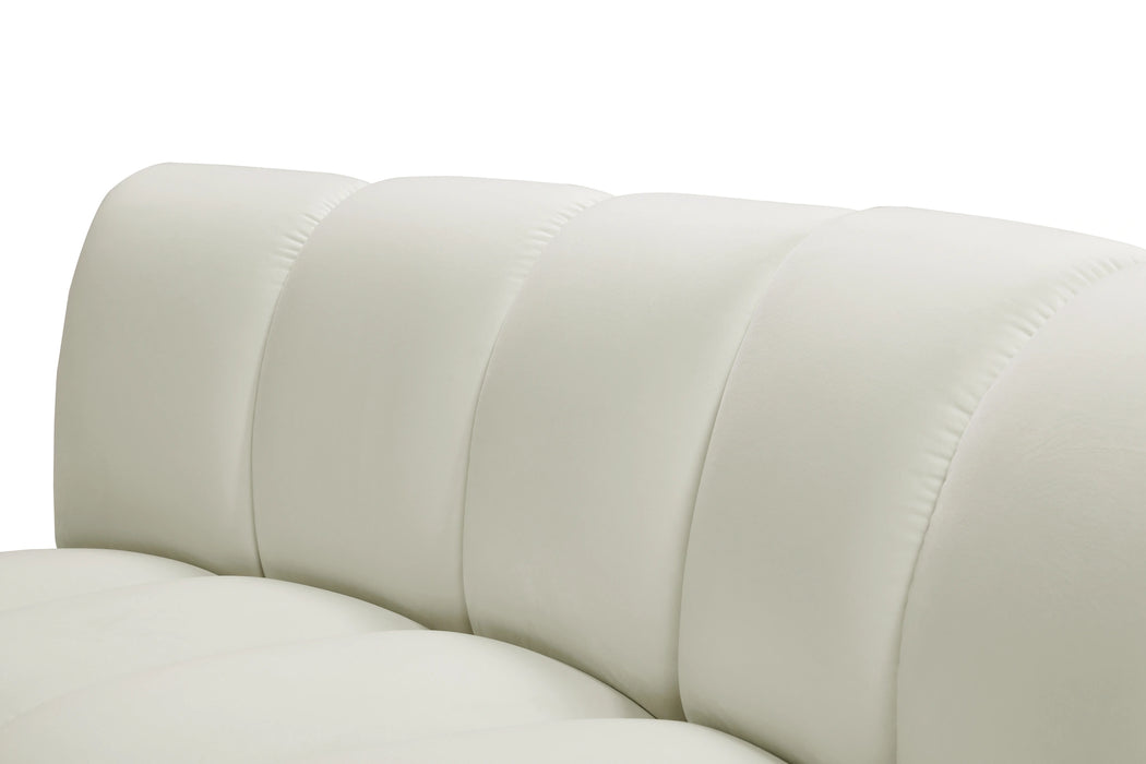 Infinity Cream Velvet 11pc. Modular Sectional