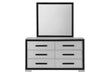 Amelia Grey Black Dresser