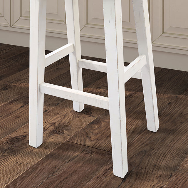 Biasca 24" Stool (2/CTN) White, Brown, & Black