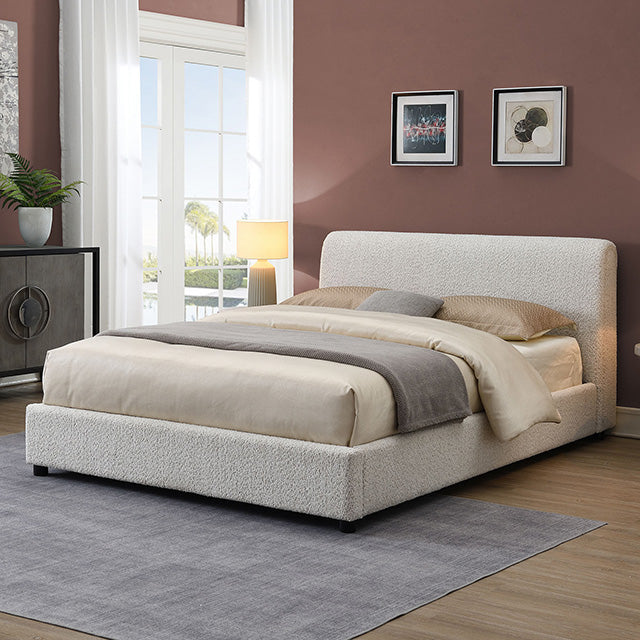 Vertham E.King, Full, & Queen Bed White & Black