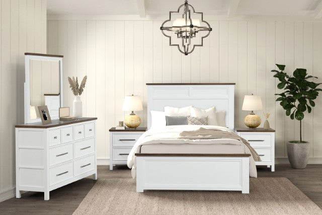 Pinetop Twin Bedroom Set White & Blue