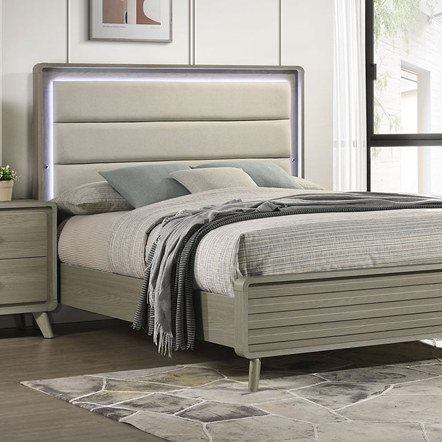 Rainier Queen Bedroom Set White & Grey