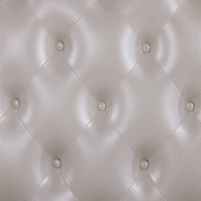 Ventresca Queen Bedroom Set White & Chrome