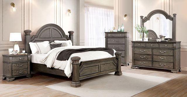 Pamphilos Queen Bedroom Set Gray & Beige