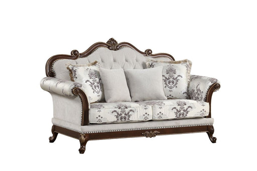 Galaxy Home Gloria Loveseat in White image