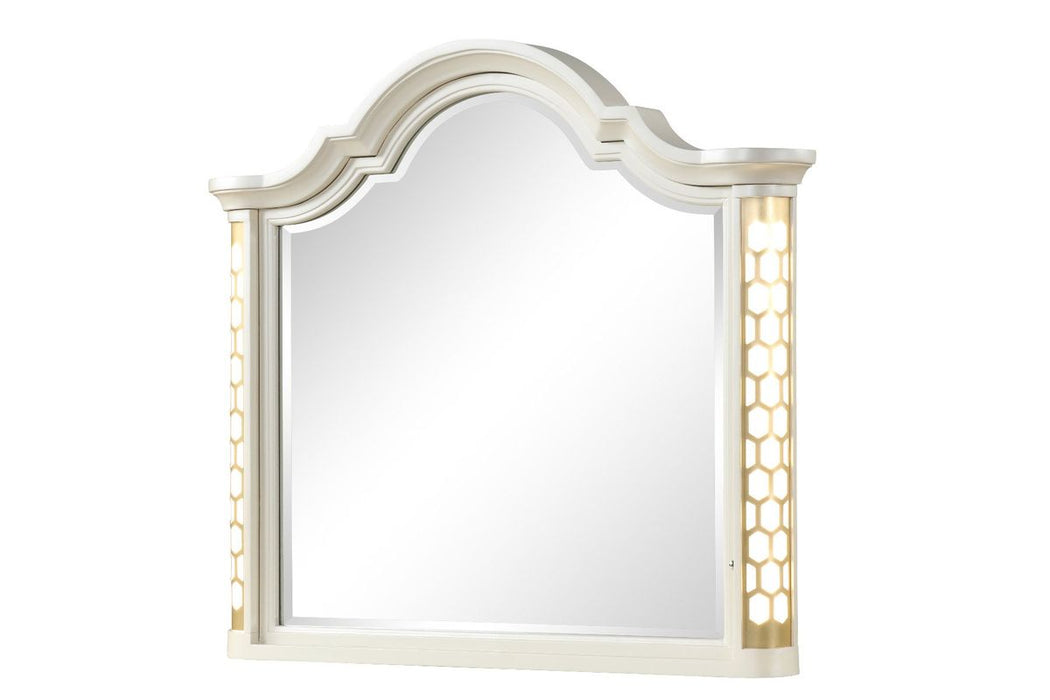 Galaxy Home Jasmine Mirror in Beige image