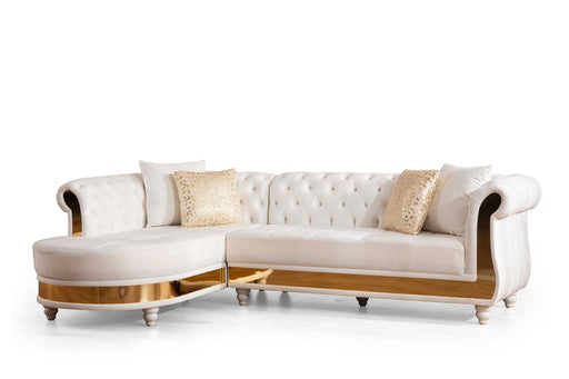 Galaxy Home Julia Sectional In White image