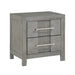 Galaxy Home Kenzo Nightstand in Gray image