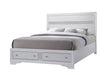 Galaxy Home Matrix King Bed in White image