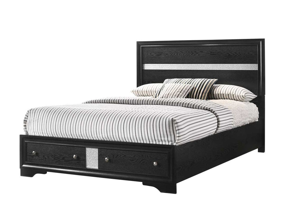 Galaxy Home Matrix King Bed in Black image