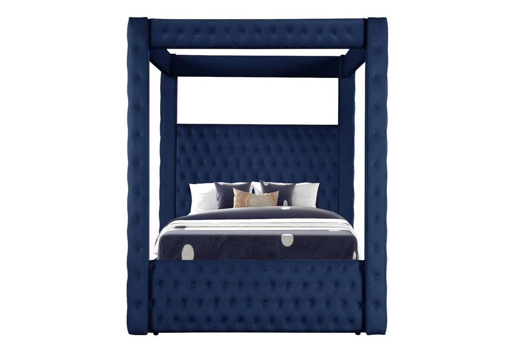 Galaxy Home Monica Full Bed in Navy