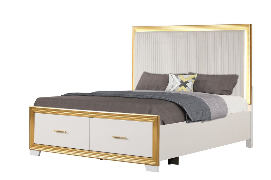 Galaxy Home Obsession King Bed in White