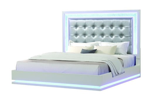 Galaxy Home Passion King Bed in Milky White image