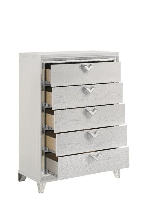 Galaxy Home Prism Chest in White