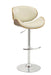 G130505 Contemporary Cream Adjustable Height Bar Stool image