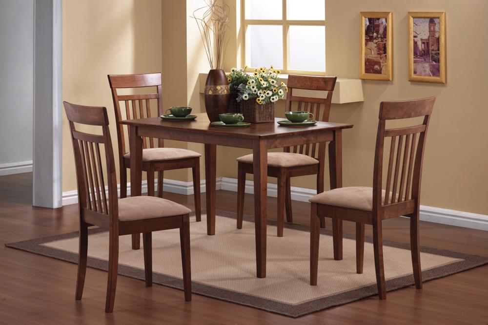 G150430 Casual Chestnut Five-Piece Dining Set image