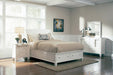 G201309KW-S4 Sandy Beach White California King Four-Piece Bedroom Set image