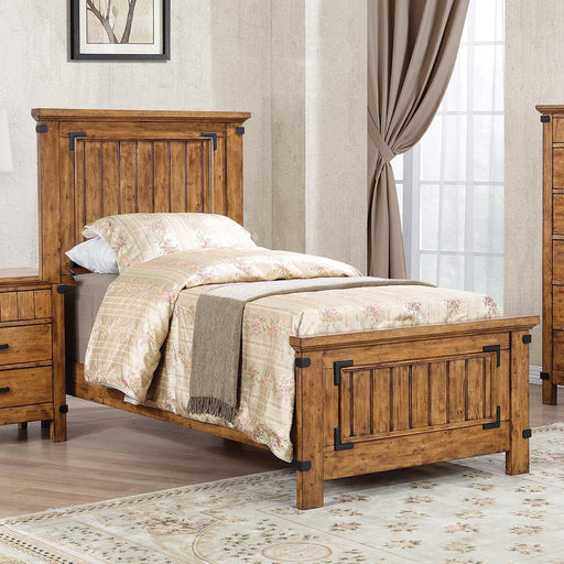 G205263 Brenner Rustic Honey Twin Bed image