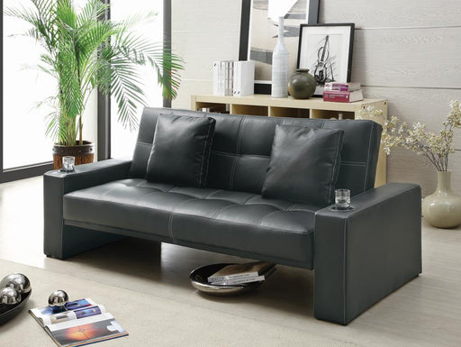 G300125 Contemporary Black Sofa Bed image