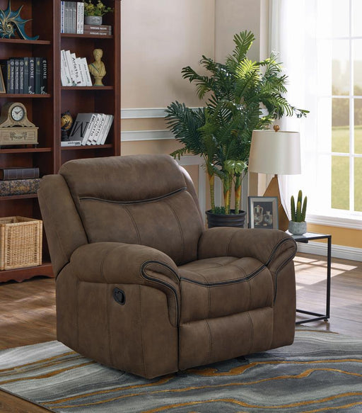 Sawyer Transitional Taupe Glider Recliner image
