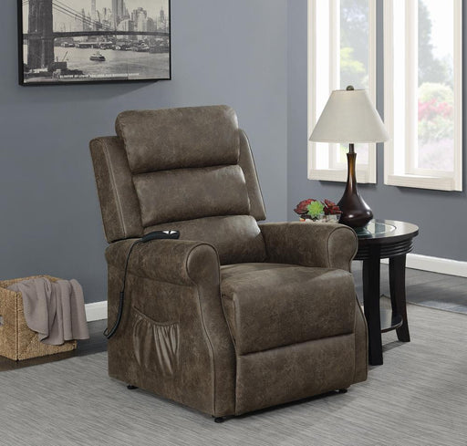 G650313 Casual Brown Power Lift Recliner image