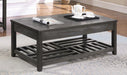 Rustic Grey Lift-Top Coffee Table image