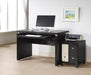 G800821 Contemporary Black Oak Computer Desk image