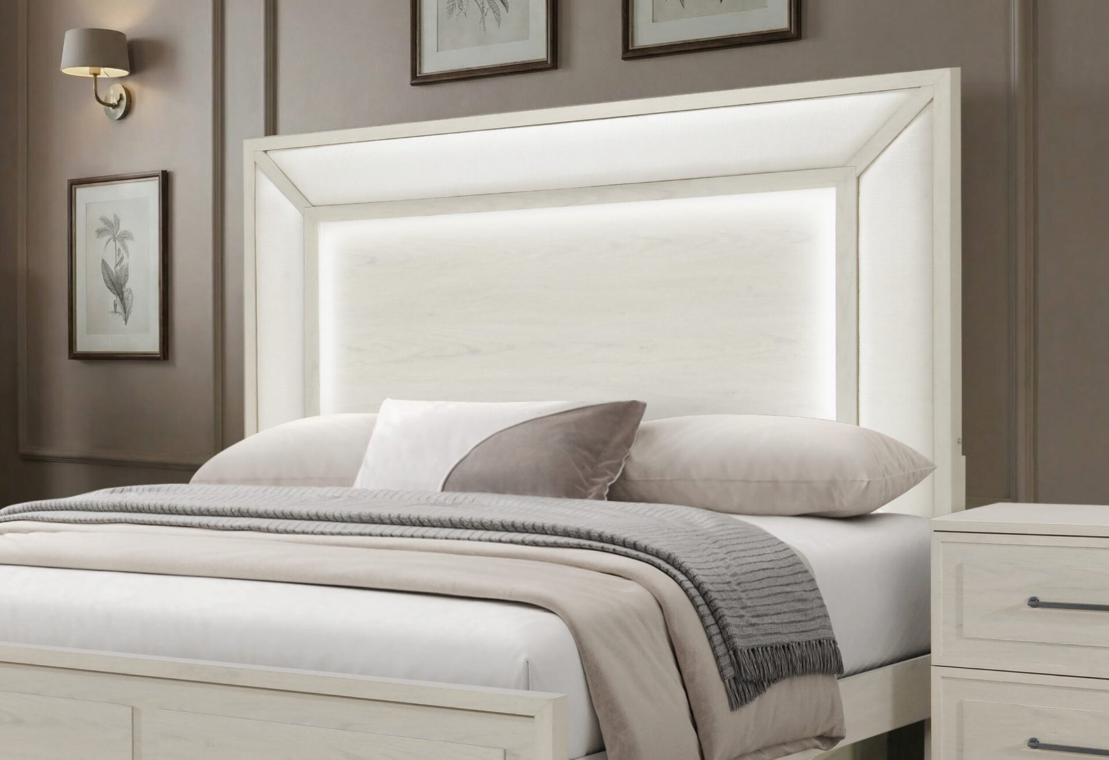 CLARA-BEIGE-HB-DETAIL-RSC-3.jpg CLARA BEIGE QUEEN BED WITH LED - Image 3