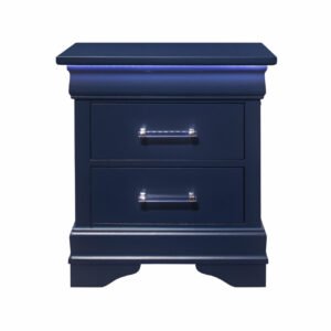 CHARLIE BLUE NIGHTSTAND WITH LED