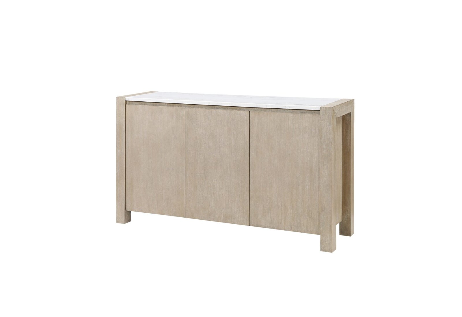 D1321-Buffet-Angle.jpg D1321 BUFFET W REAL MARBLE TOP - Image 2