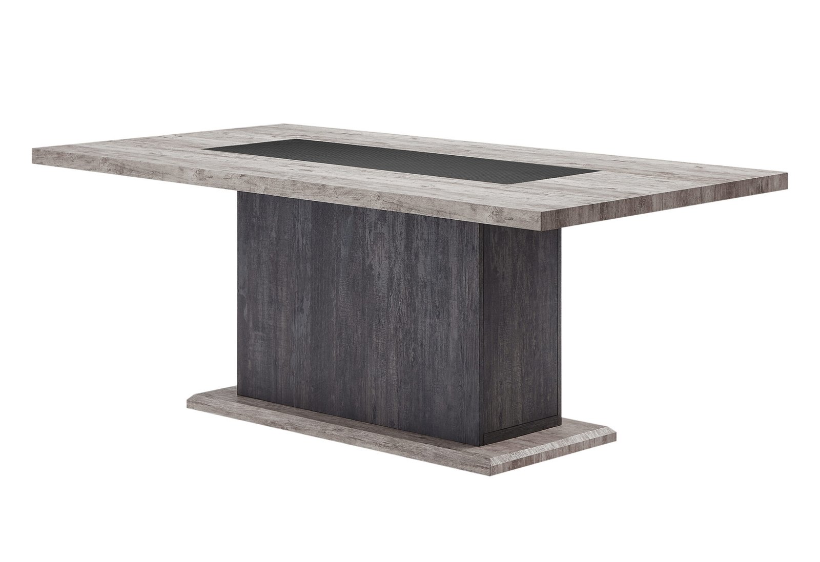 D8030DT-2.jpg D8030 DINING TABLE WITH STORAGE DRAWERS AND STORAGE DOOR - Image 2