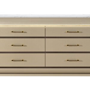 GENESIS GOLD DRESSER WITH LED